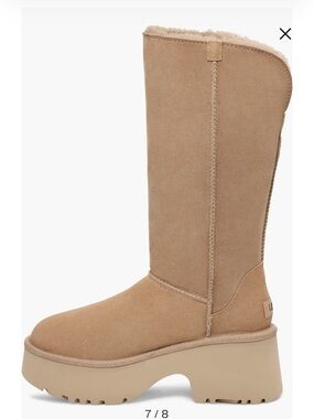 UGG classic new heights shearling boot, women’s size 9